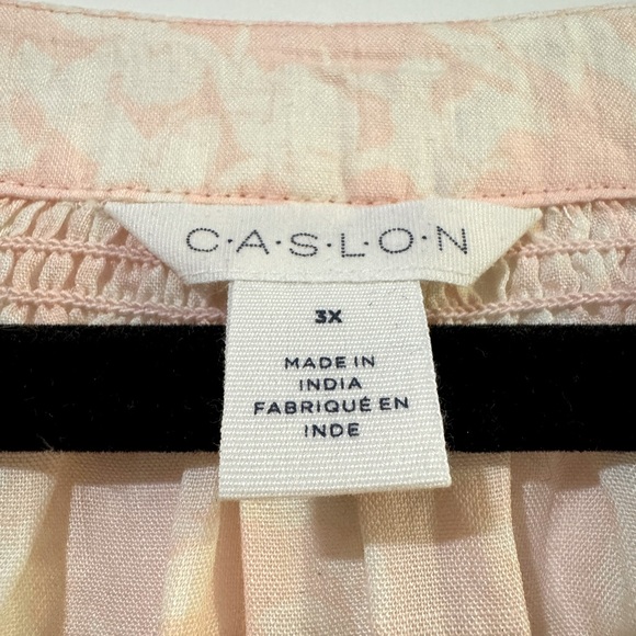 NWT Caslon Pink Oversized Blouse with Relaxed Long Sleeves 3x - Picture 5 of 9